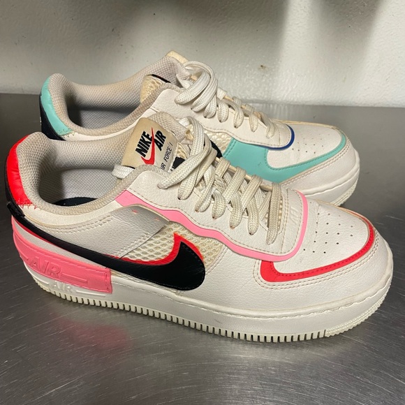 Nike Multi-Colored Air Force 1 Shadow Women Size7.5 - Picture 5 of 5